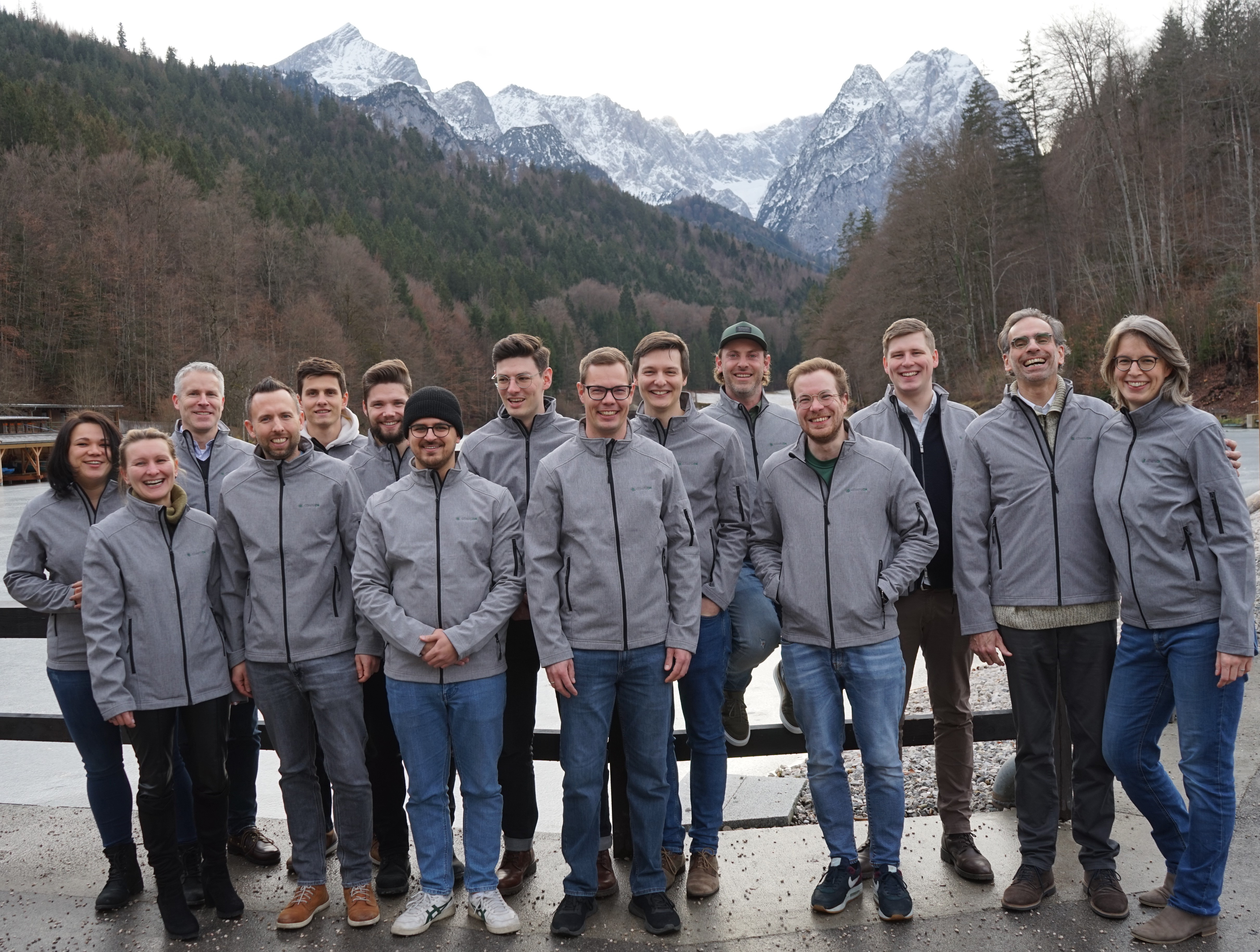 Team-Foto in Garmisch